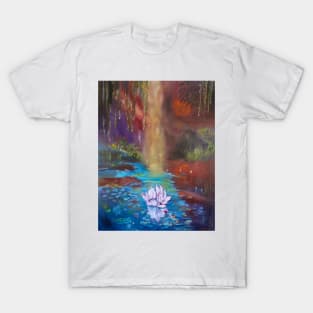 Monet's Sunlit Pond T-Shirt
